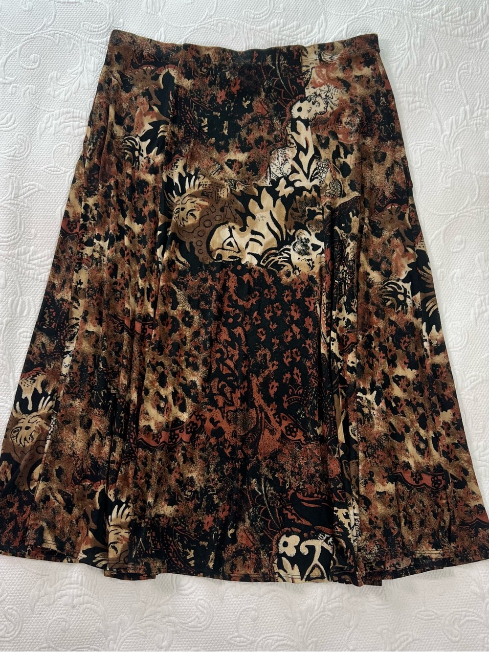 Chico's Boho size 2/L flowy stretchy skirt